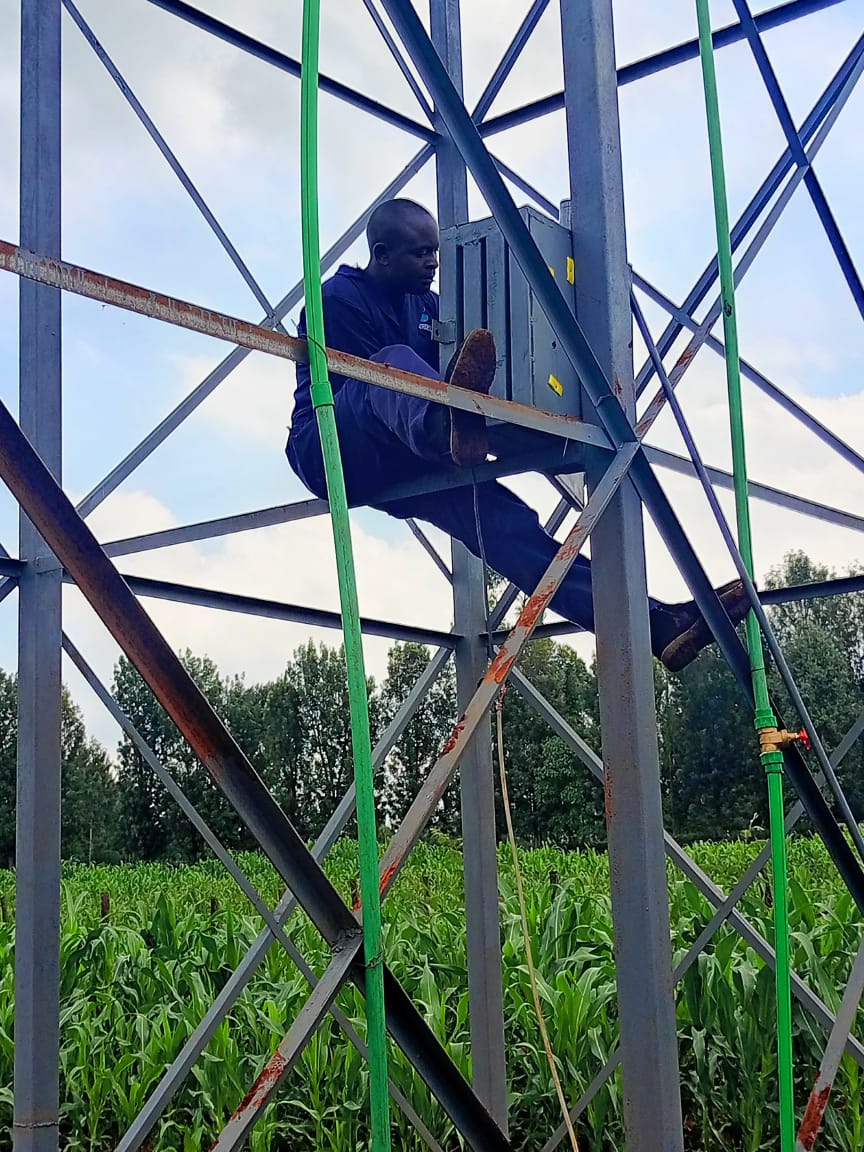 New municipal water pumping station